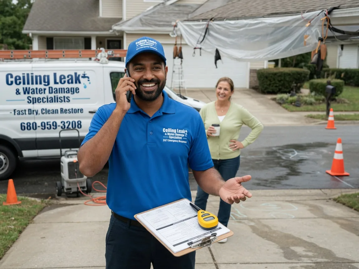 Ceiling Leak Cleanup Hayden, ID FAQs